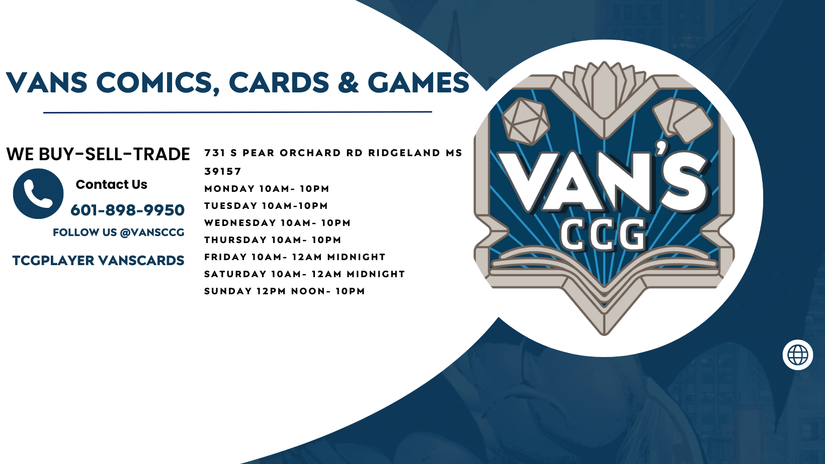 Van's Comics, Cards & Games
